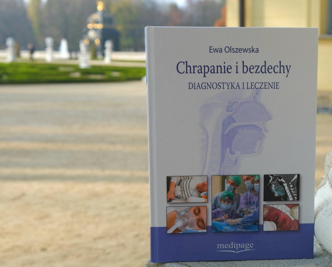 Ukazała się książka prof. Ewy Olszewskiej z UMB w Białymstoku o chrapaniu i bezdechach sennych.